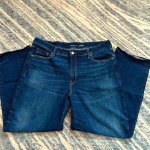 Old Navy Size 18 OG Loose High Waist Dark Denim Jeans
